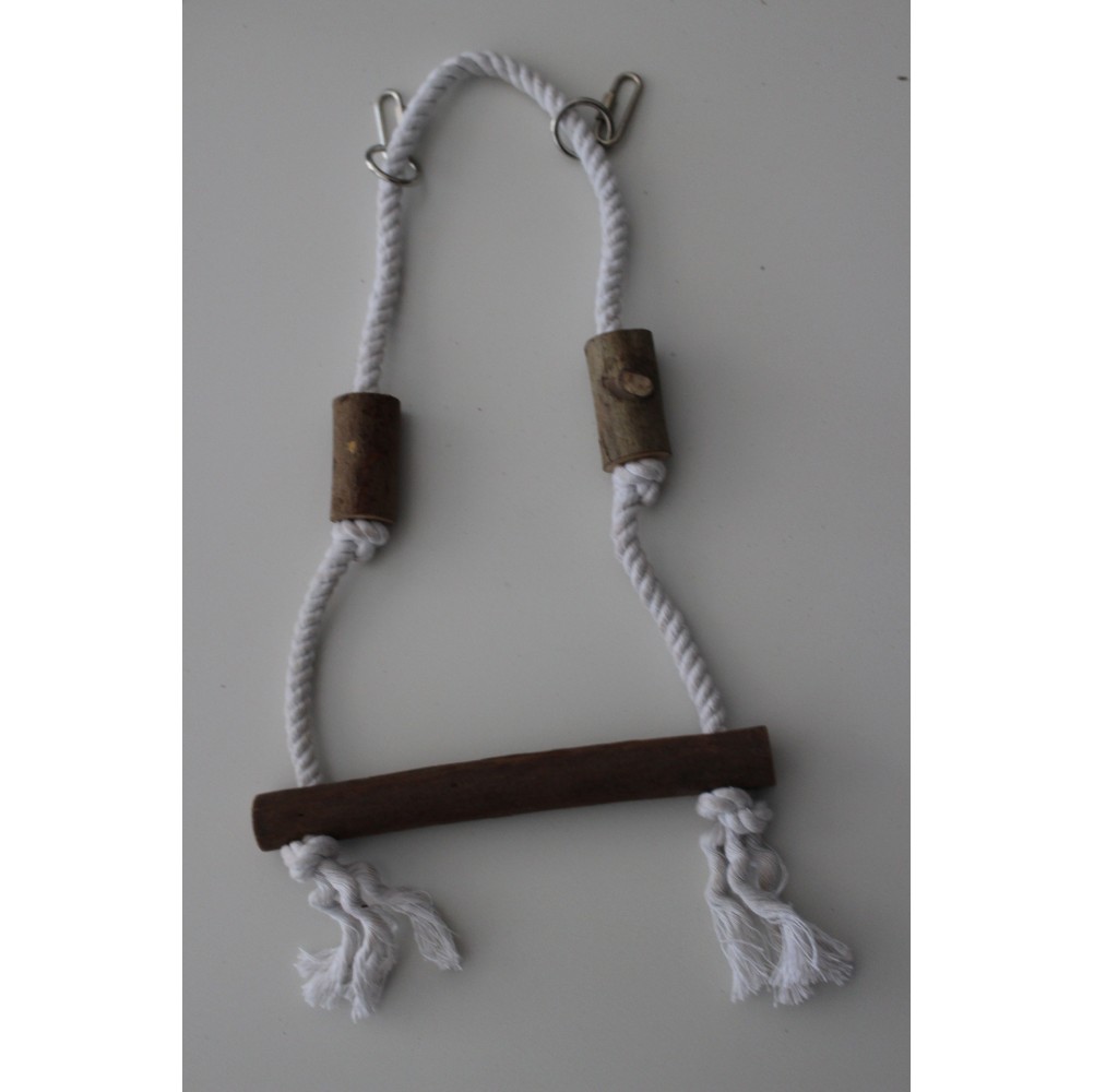 Balançoire bois et corde