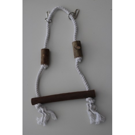 Balançoire bois et corde