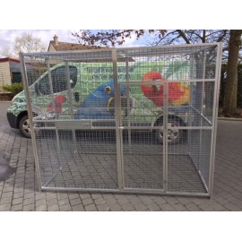 Volière 2m/2m/2m avec plateau tournant