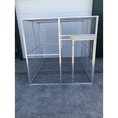 Volière 2m/2m/2m en grille rigide